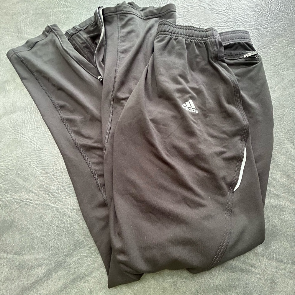 Adidas Response Formotion Black Run/Soccer/Track Pants - Size Small